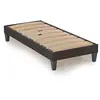 Image de Sommier en kit en kit tissu gris anthracite - 90x190 cm