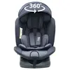 Image de ZELI Siège-auto évolutif i-Size 360° enfants de 40 à 150 cm 0-36 kg Isofix Top Tether Noir avec canopy