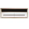 Image de ROMA Meuble TV 2 tiroirs coulissants 120x53 cm