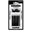 Image de 10 bougies pailletées noir + 10 supports - surprisez vous bspn