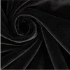 Image de Tissu velours lisse vendu au mètre(...) - Noir