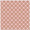 Image de Tissu Plume de Paon Peacock vendu au mètre(...) - Rose