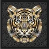 Image de Tissu carré jacquard 48x48 cm tigre(...) - sherekahn