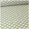Image de Tissu coton Plumes de Paon vendu au mètre(...) - Bronze/paon Multicolore