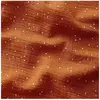 Image de TISSU GLIT DOUBLE GAZE PAILLETE OR vendu au mètre(...) - Rouille/or Orange