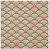 Image de Tissu coton Plumes de Paon vendu au mètre(...) - Moutarde/vert Multicolore