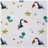 Image de Tissu enfant coton Perroquet Toucan Exotique vendu au mètre(...) - Lin Clair ecru