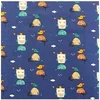Image de Tissu Enfant jersey petites reines vendu au mètre(...) - Bleu