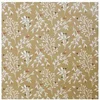 Image de Tissu coton Bio feuillage blanc vendu au mètre(...) - Or
