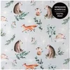 Image de Tissu coton impression numérique lapins et oursons vendu au mètre(...) - Blanc