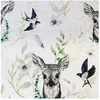 Image de Tissu coton impression numérique faon vendu au mètre(...) - faonette blanc