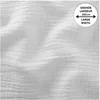 Image de Tissu coton double gaze gaufré grande largeur 280 cm vendu au mètre(...) - 0001 Blanc