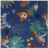 Image de Tissu enfant jersey papaya bleu vendu au mètre(...) - 5,5 Bleu