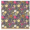 Image de Tissu coton popeline fleuri vendu au mètre(...) - 0 Noir