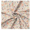 Image de Tissu coton popeline petites fleurs vendu au mètre(...) - 0 Ecru