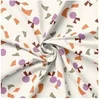 Image de Tissu coton popeline motifs géometriques vendu au mètre(...) - 0 Ecru