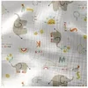 Image de Tissu double gaze enfant éléphants vendu au mètre(...) - PADAOBLANC