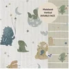 Image de Tissu coton matelassé dragons vendu au mètre(...) - grisdrax