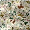 Image de Tissu enfant coton double gaze animaux de la forêt vendu au mètre(...) - Ecru (101)
