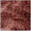 Image de Tissu coton double gaze imprimé fleurs vendu au mètre(...) - 0004 Rouge