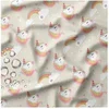 Image de Tissu imperméable enfant licorne vendu au mètre(...) - 0002 Gris