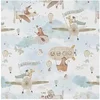 Image de Tissu coton enfant numérique aviateurs vendu au mètre(...) - 0001 Blanc
