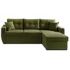 Image de Astoria - canapé d'angle réversible - convertible avec coffre - style contemporain- 4 places - Vert Olive