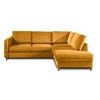 Image de Canape angle fixe LISA DESIGN 5 places en polyester jaune 235 x 235 x 85 cm