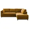 Image de Canape angle fixe LISA DESIGN 5 places en polyester jaune 230 x 230 x 85 cm