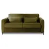 Image de Canape droit LISA DESIGN 3 places en polyester vert 195 x 195 x 88 cm