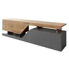 Image de Pitt - meuble TV - 160 cm - style industriel - Bois / Gris