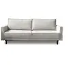 Image de Canape droit LISA DESIGN 3 places en velours gris 215 x 215 x 90 cm