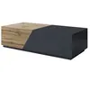 Image de Pitt - table basse - 124 cm - style industriel - Bois / Gris
