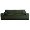 Image de Canape droit BEST MOBILIER 3 places en polyester vert 249 x 249 x 86 cm