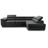 Image de Canape angle fixe BEST MOBILIER 5 places en polyester gris 272 x 272 x 70 cm
