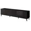 Image de Chloe - meuble TV - 4 portes - 200 cm - Noir
