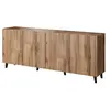 Image de Come - buffet bas - effet bois - 4 portes - 200 cm - Bois