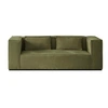 Image de Canape angle fixe 2 places en polyester vert 196 x 196 x 67 cm