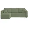 Image de Canape angle fixe BEST MOBILIER 4 places en polyester vert 245 x 245 x 85 cm