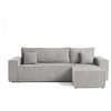 Image de Canape angle fixe BEST MOBILIER 4 places en polyester gris 244 x 244 x 83 cm