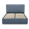 Image de Goyave - lit coffre - 140x190 - en tissu - sommier inclus - Bleu
