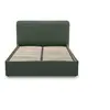 Image de Goyave - lit coffre - 140x190 - en tissu - sommier inclus - Vert