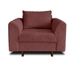 Image de Rune - fauteuil - en velours côtelé - Terracotta