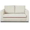 Image de Canape droit BEST MOBILIER 2 places en polyester beige 146 x 146 x 79 cm