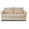Image de Maho - canapé 2 places convertible express couchage quotidien 140 cm matelas 11 cm en velours côtelé - Beige