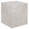 Image de Pula - bout de canapé - effet marbre - 40 cm - Beige