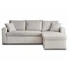 Image de Canape angle fixe BEST MOBILIER 4 places en polyester gris 222 x 222 x 83 cm