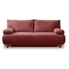 Image de Canape droit BEST MOBILIER 3 places en polyester rose 193 x 193 x 84 cm