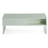 Image de Sofia - table basse - vert sauge mat - 1 niche - 110 cm - Vert sauge