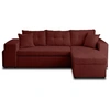 Image de Canape angle fixe BEST MOBILIER 4 places en polyester violet 246 x 246 x 85 cm